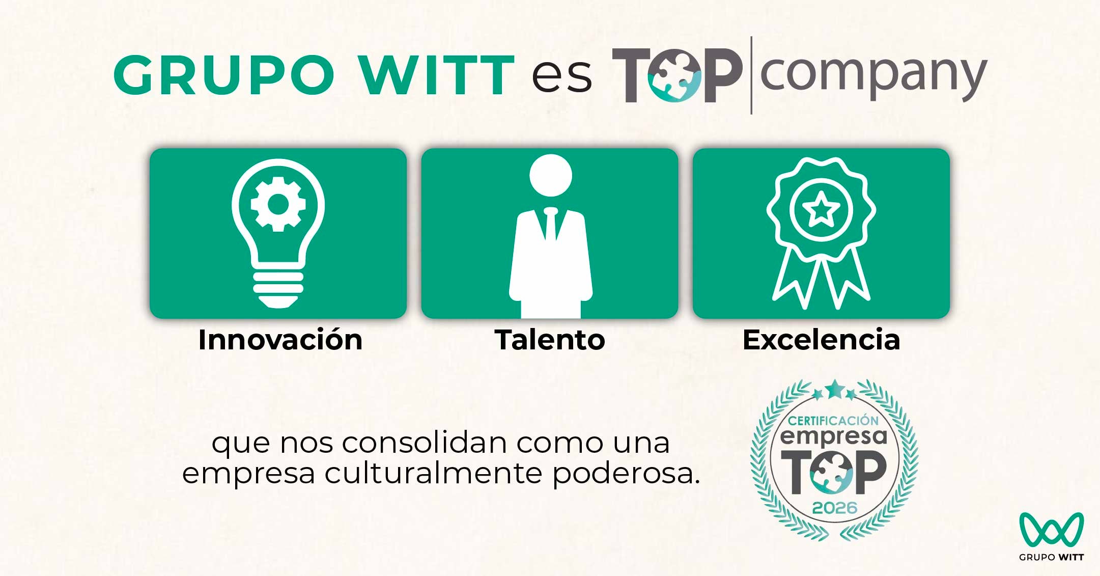 El respaldo de una empresa líder a tu servicio.