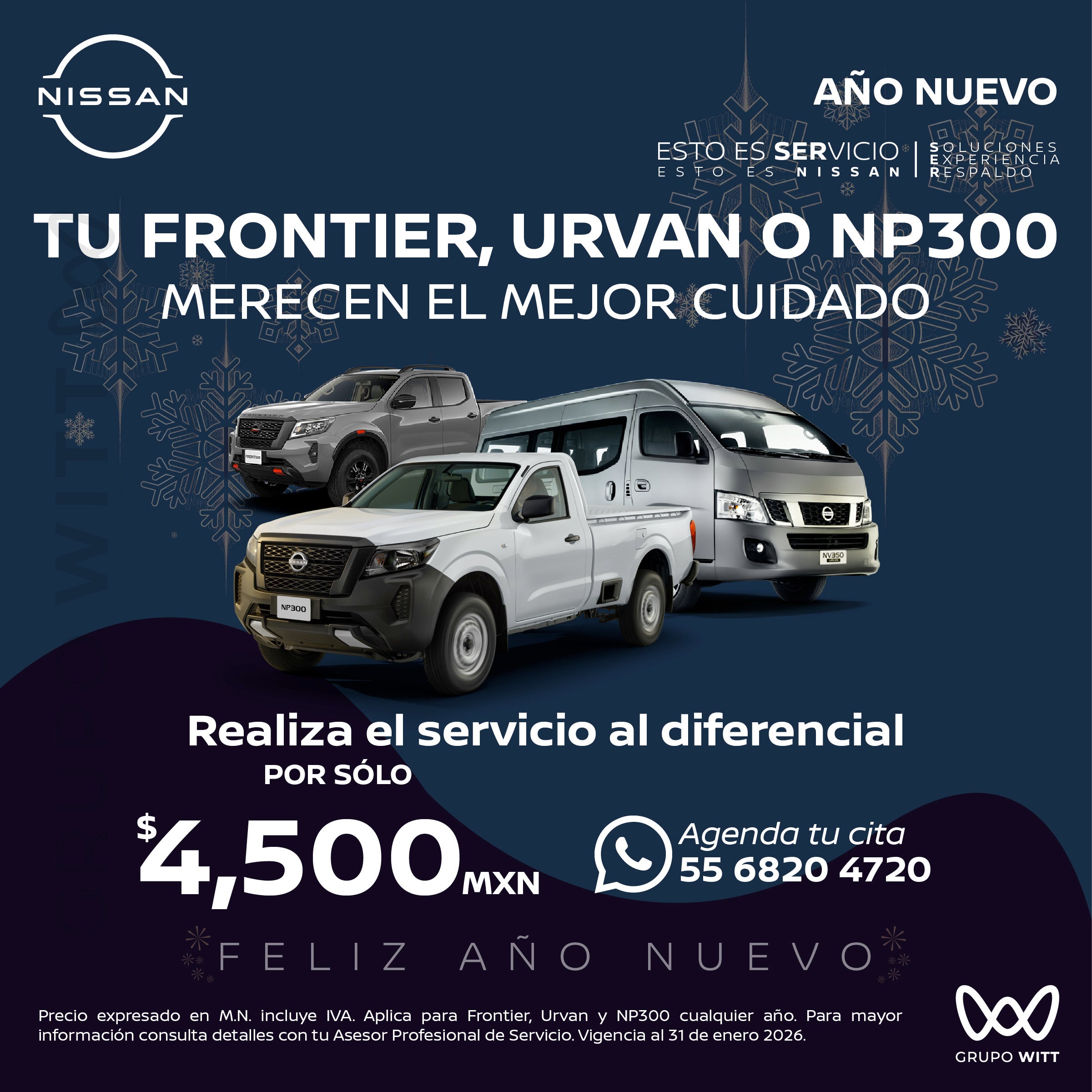 POR SÓLO $4,500 MXN