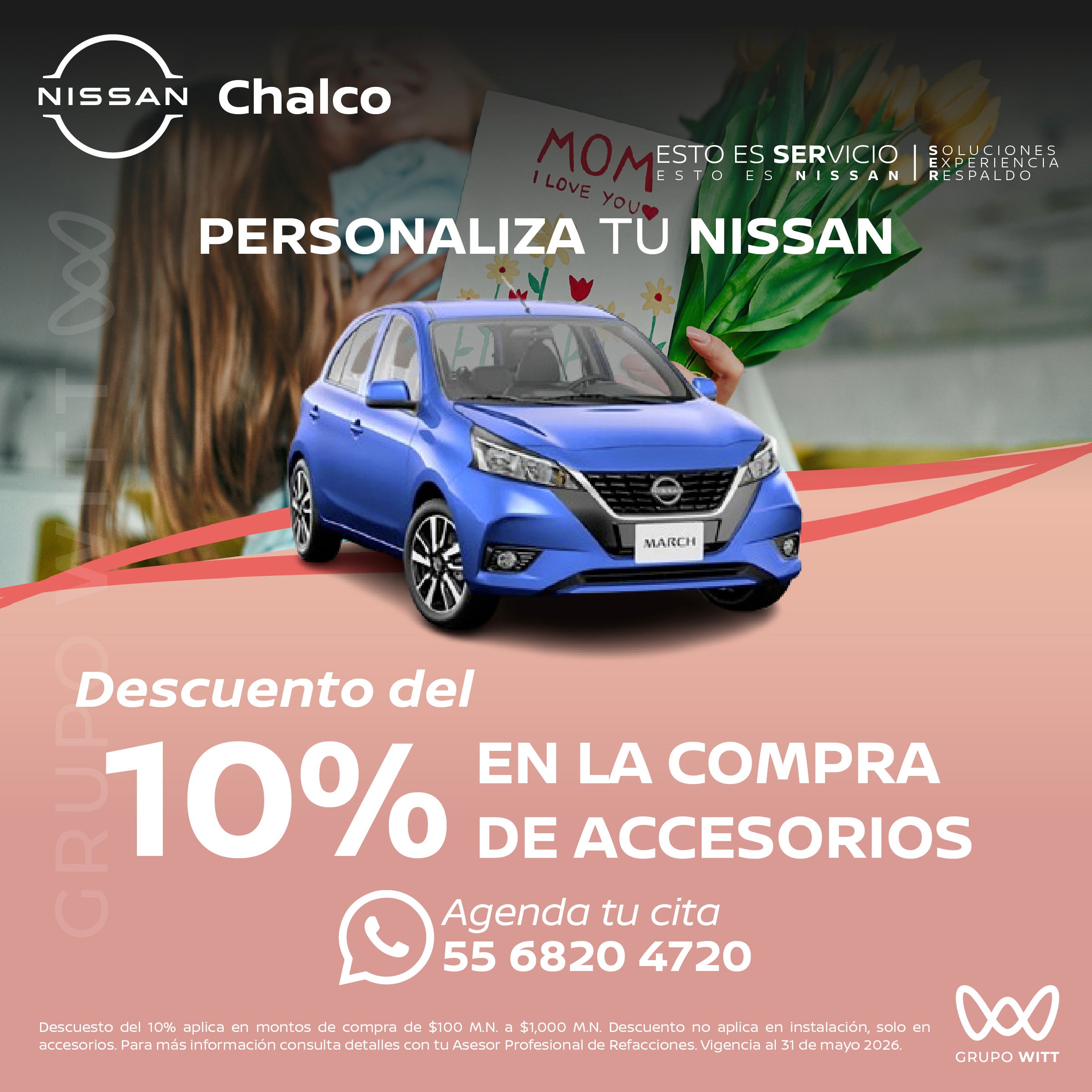 EN LA COMPRA DE ACCESORIOS