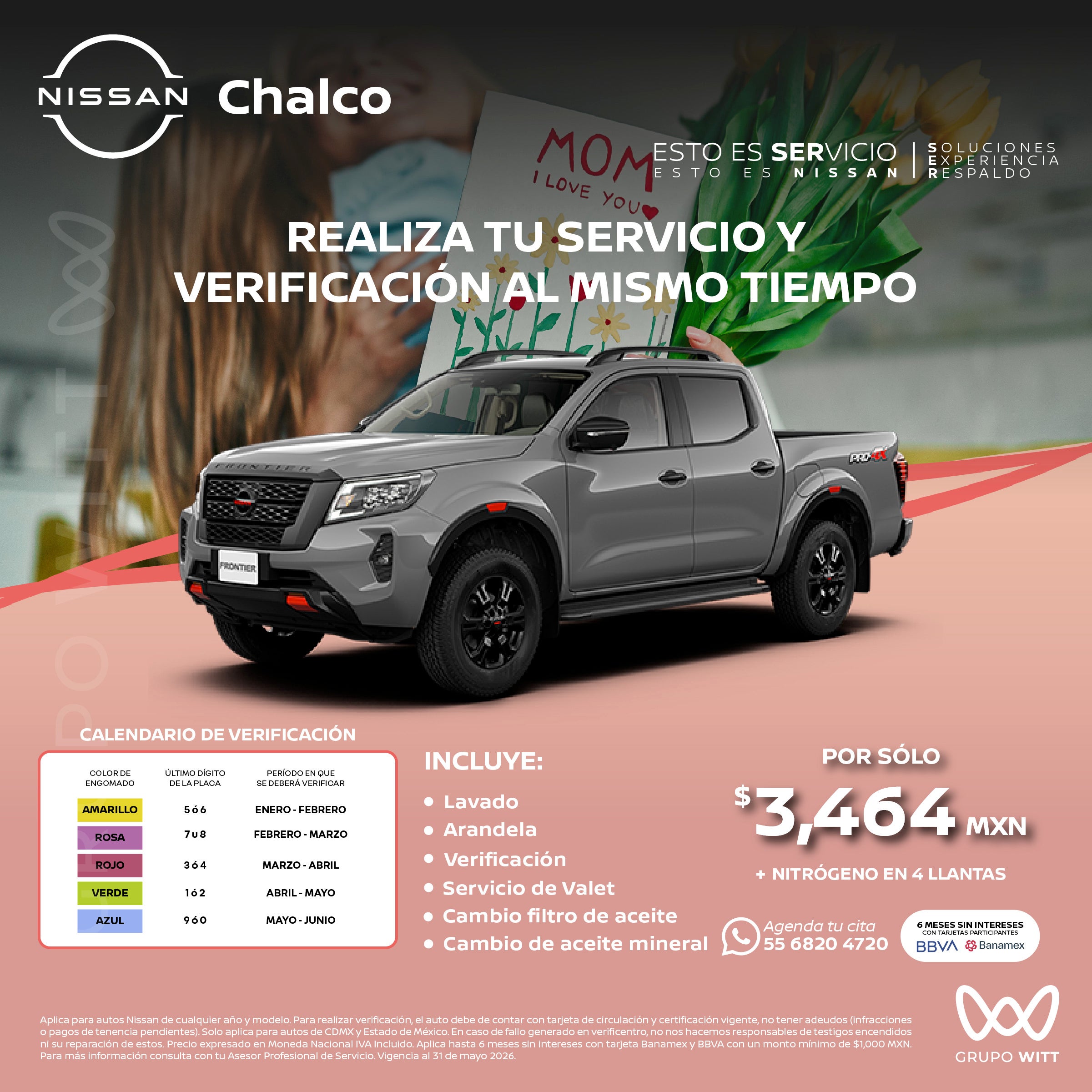 SERVICIO Y VERIFICACIÓN AL MISMO TIEMPO