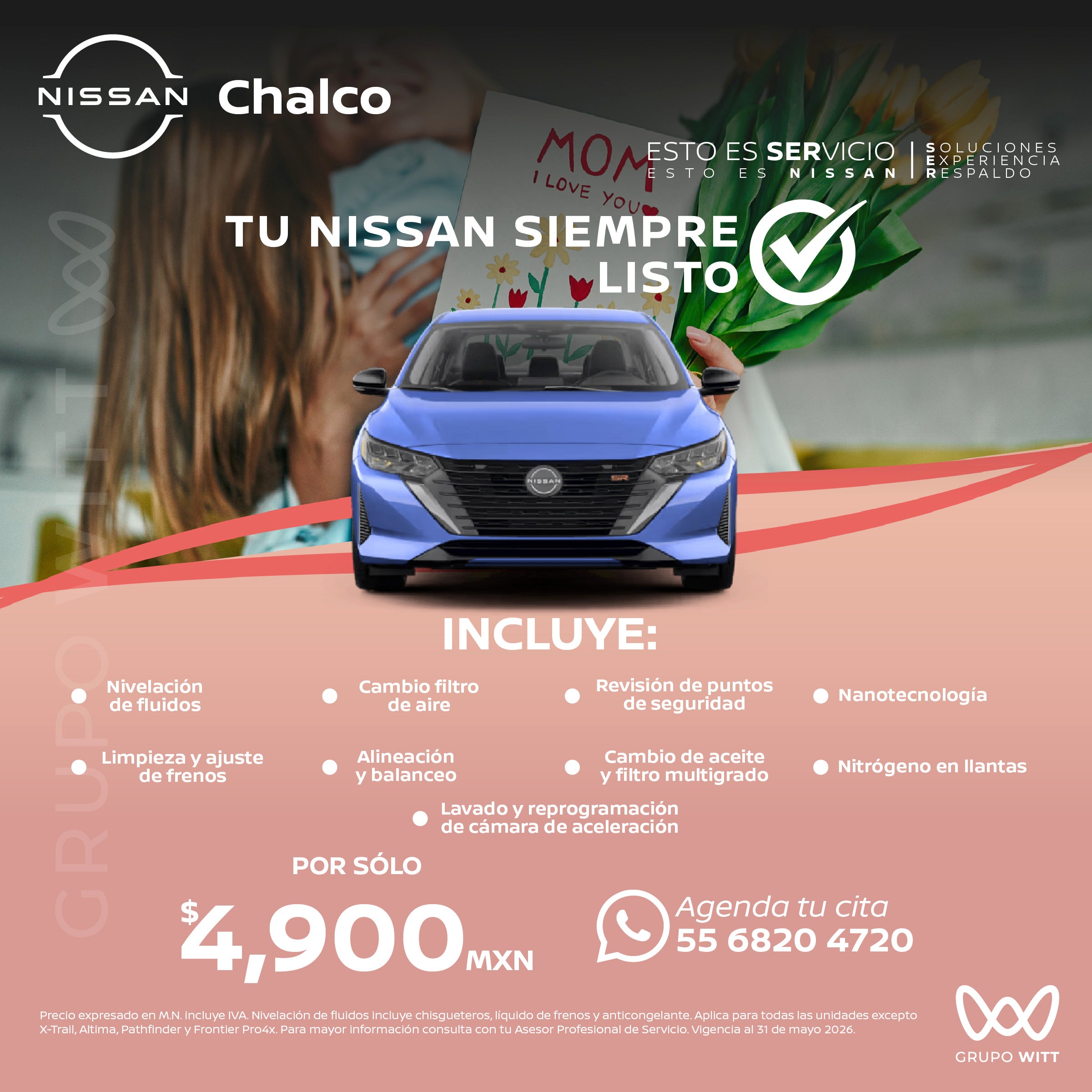 POR SÓLO $4,900 MXN