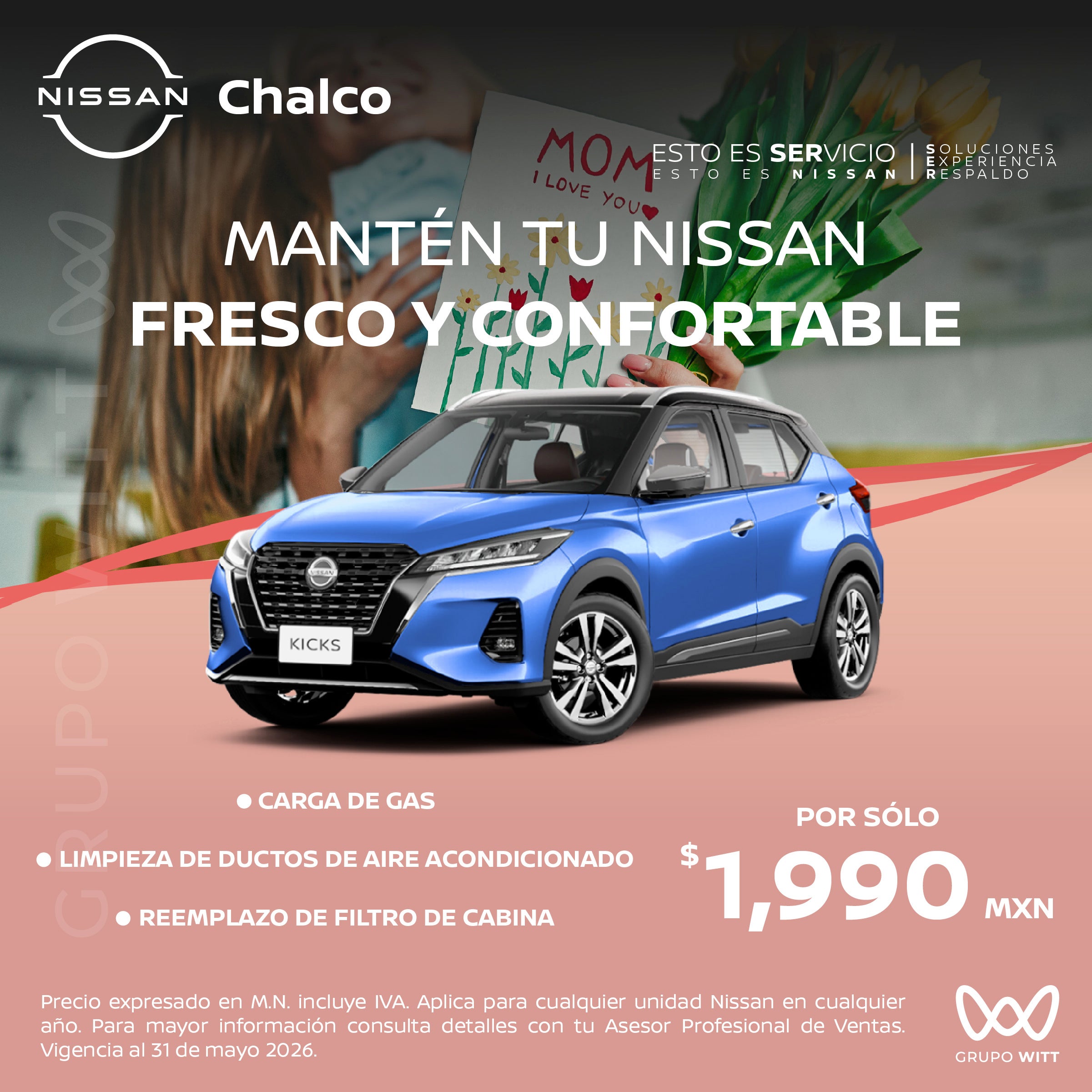 TU NISSAN FRESCO Y CONFORTABLE