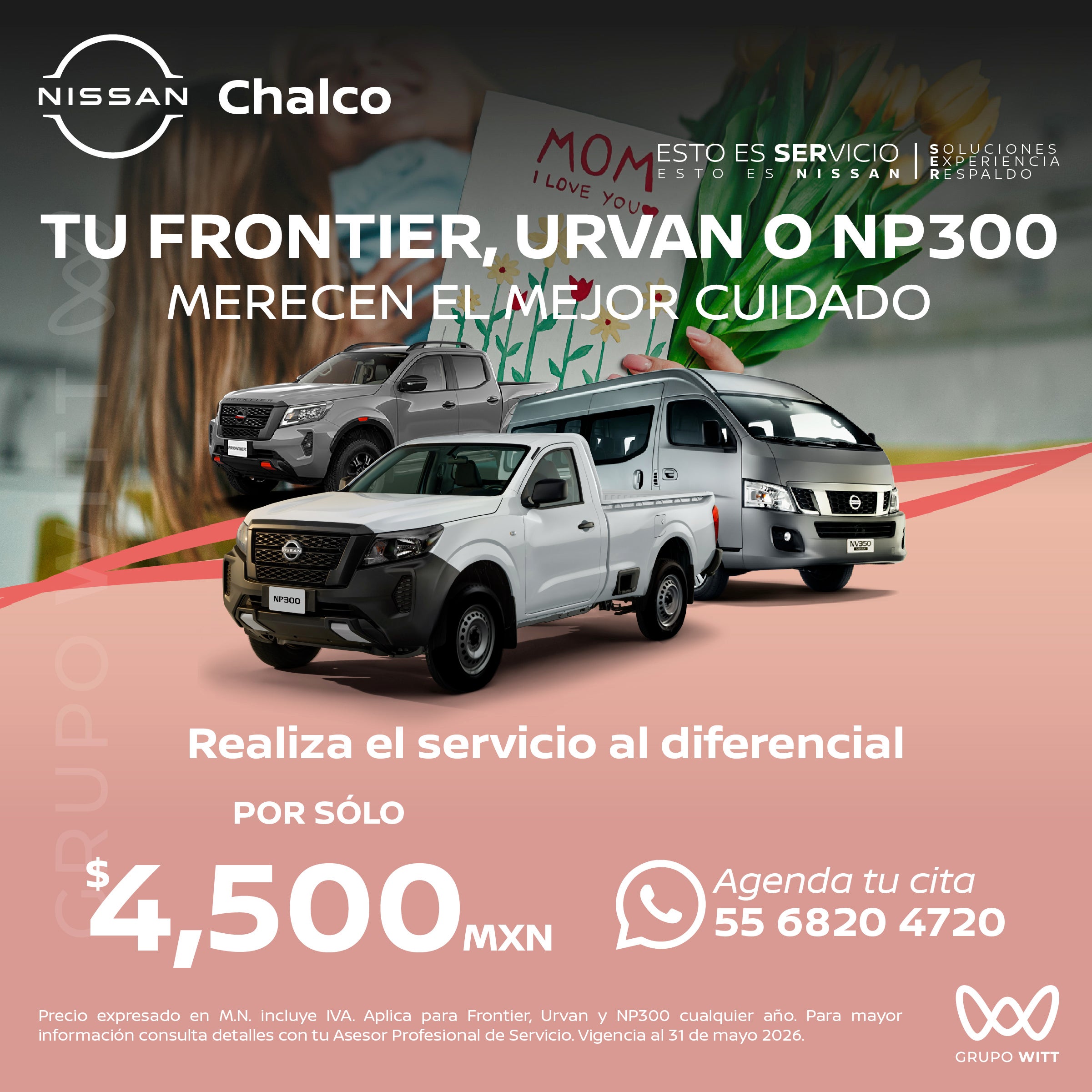 POR SÓLO $4,500 MXN