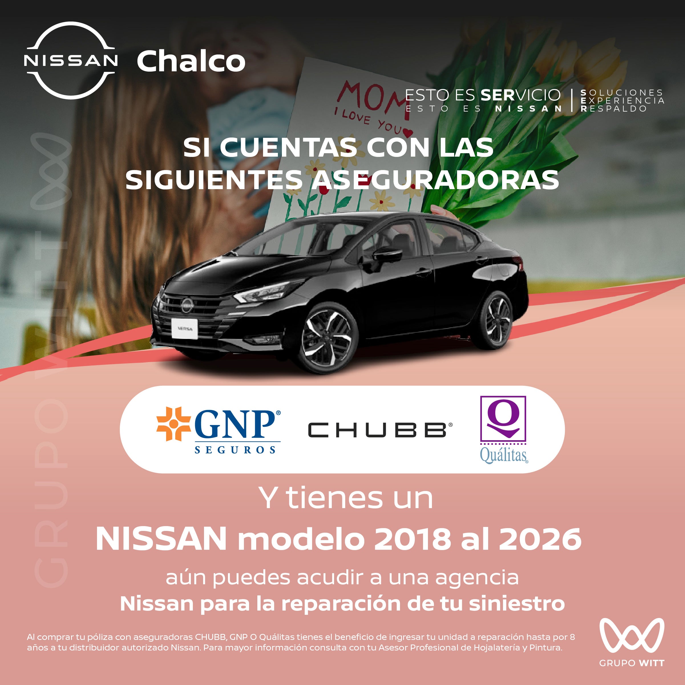 NISSAN modelo 2018 al 2026